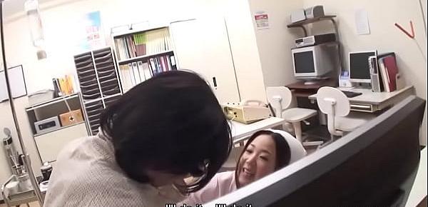  Japanese nurse, Mika Kojima comforts a guy, uncensored
